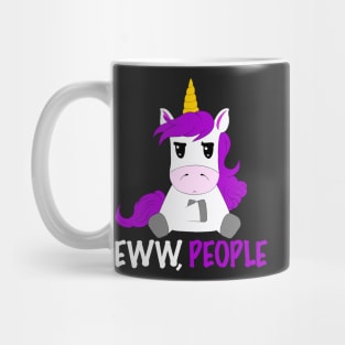 Grumpy Unicorn - EWW, People Mug